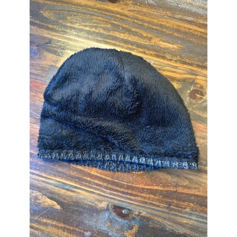 The North Face Cable Knit Beanie Gray‎ Wool Blend Fleece Lined Winter Hat Unisex